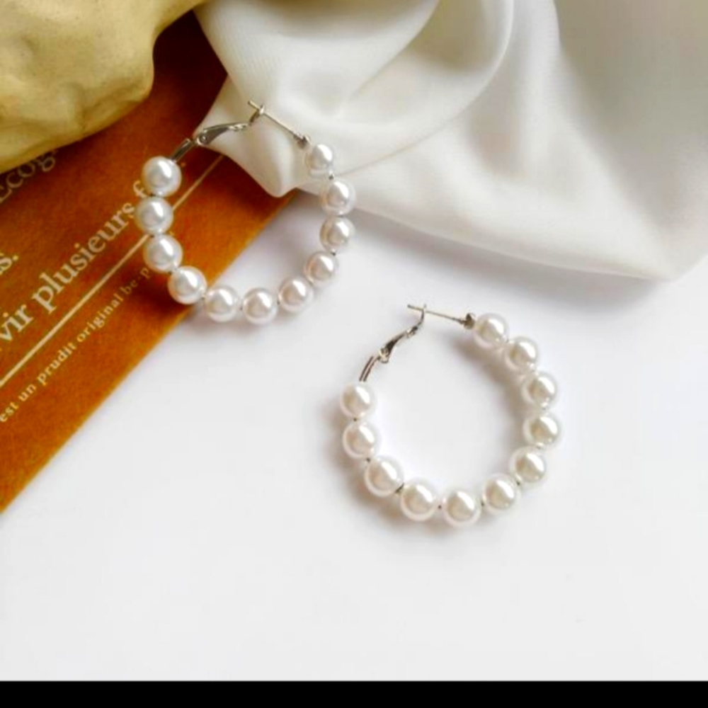 Silver Hoop Earrings